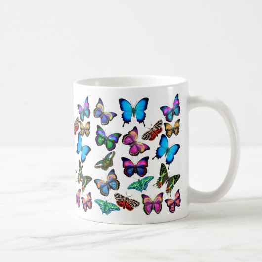 Papillons flottant par la tasse (Droite)
