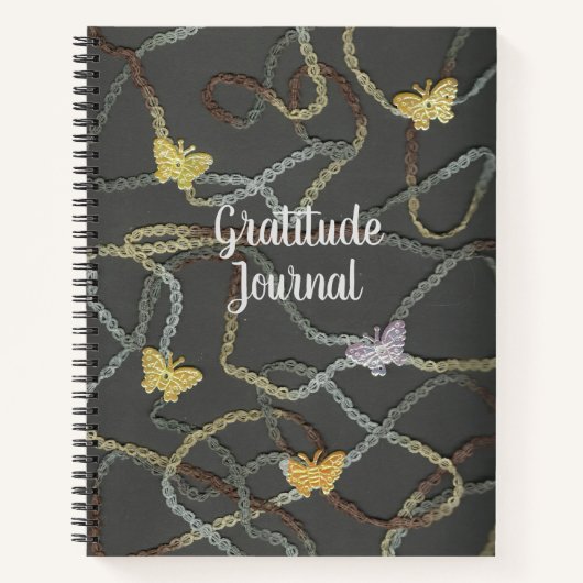 Papillons flottants Journal de Gratitude (Devant)