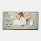 Papillons Fraisés Fleur Whimsical Ailes Nom person (Clavier et souris)