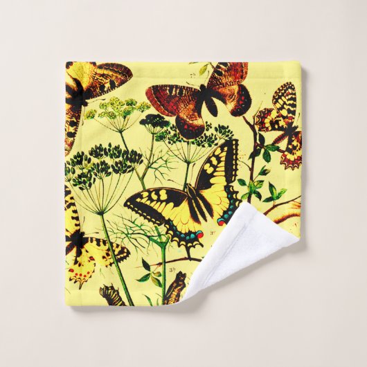 Papillons français (Gant de toilette)