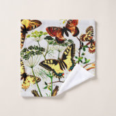 Papillons français (Gant de toilette)