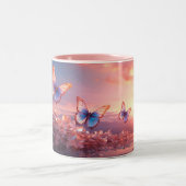 Papillons gracieux Mug en céramique (Centre)
