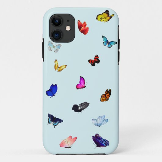 Papillons iPhone 11 Coque dur (Dos)
