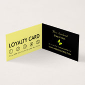 Papillons Jaunes, Beauticienne, Carte de fidélité, (Intérieur)