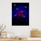 Papillons la nuit Poster (Cuisine)