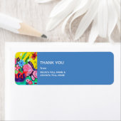 Papillons & Ladybugs Mariage Étiquette Merci (En situation)