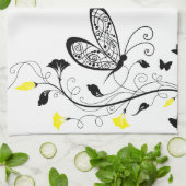 Papillons Lineart Américain MoJo Serviette de cuis (Plié)