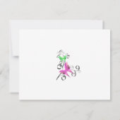 Papillons mariages RSVP (Dos)