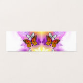 Papillons Monarque sur Arrière - plan pourpre (Outside Unfolded)