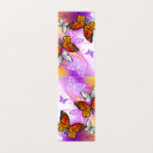 Papillons Monarque sur Arrière - plan pourpre (Outside Unfolded)