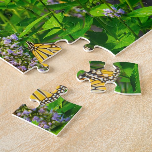 Papillons Monarques 11 x 14 Puzzle - Difficile (Côté)
