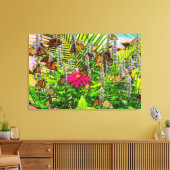 Papillons monarques 36 x 24 Impression sur toile t (Insitu(Salon))