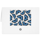 Papillons morpho bleu (Dos Horizontal)