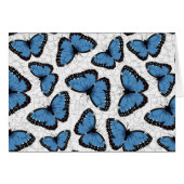Papillons morpho bleu (Devant horizontal)