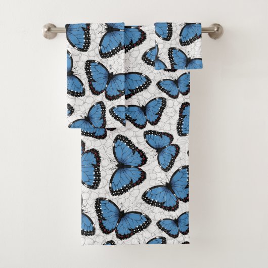 Papillons morpho bleu (En situation)