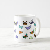 Papillons Mug (Devant droit)