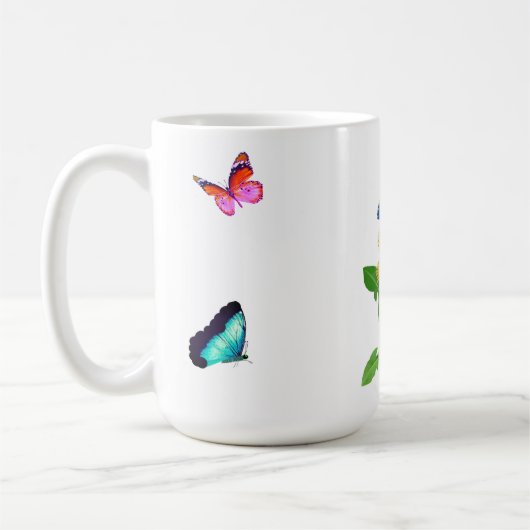 Papillons Mug (Gauche)