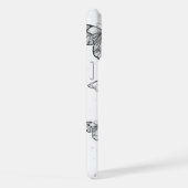 Papillons noirs et rouges volants (Côté droit)