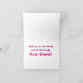 Papillons Nouvelle carte fille bébé (Intérieur)