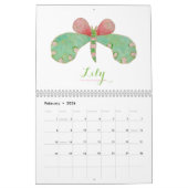 Papillons peints Calendrier 2026 (Feb 2026)