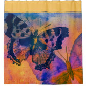 Papillons peints rideau de douche (Devant)