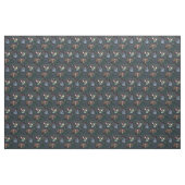 Papillons peints tissu Fleurs Abstraites (Yard)