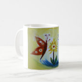 Papillons Peinture 325 ml Mug blanc classique (Devant gauche)