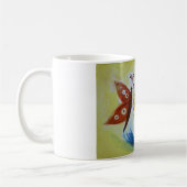 Papillons Peinture 325 ml Mug blanc classique (Gauche)