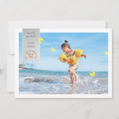 Papillons Photo Carte de Noël (Devant)