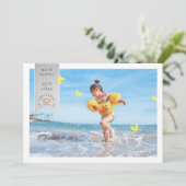 Papillons Photo Carte de Noël (Debout devant)