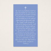 Papillons Photo Carte de prière commémorative (Dos)