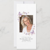 Papillons Photo Faire-part numérique (Devant)