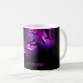 Papillons pourpres Coffee Mug (Devant droit)