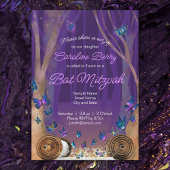 Papillons pourpres, Scrolls Invitation Bat mitzvah