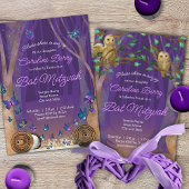 Papillons pourpres, Scrolls Invitation Bat mitzvah