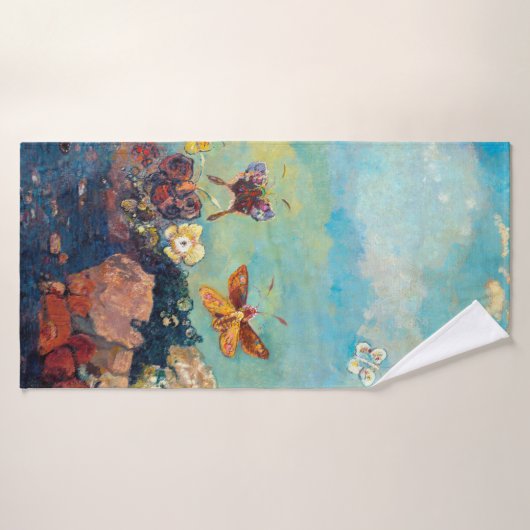 Papillons, Redon (Serviette de bain)