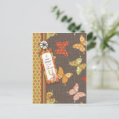 Papillons rétro TY Carte postale (Debout devant)