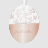Papillons Rose Gold Personnaliser (devant)
