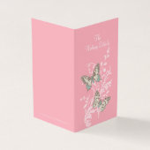 Papillons rose mariage détails plan (Outside)