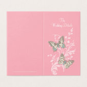 Papillons rose mariage détails plan (Outside Unfolded)