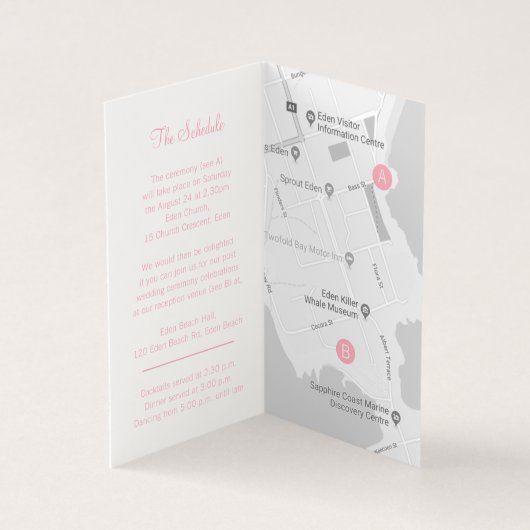 Papillons rose mariage détails plan (Inside)