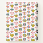 Papillons rose pâle Journal d'histoire personnalis (Dos)