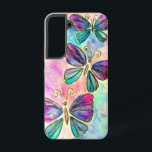 Papillons rose violet Samsung Coque Galaxy<br><div class="desc">Papillons colorés Flying Samsung Galaxy Coques ou coques iphone - Peinture - Personnalisable - Choisissez / Ajoutez votre texte unique - Nom / Couleurs / Police / Taille / Éléments - Image / Plus - Faites votre cadeau spécial - Redimensionnez et déplacez ou ajoutez des éléments / du texte avec...</div>