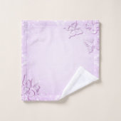 Papillons roses (Gant de toilette)
