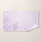 Papillons roses (Serviette à main)