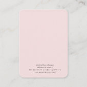 Papillons roses Cartes d'affichage de l'oreille ar (Dos)