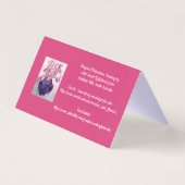 Papillons rouge vif Peindre l'amour Carte d'annive (Back)