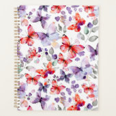 Papillons rouges violets (Devant)