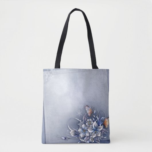 #Papillons Sac fourre-tout tout-sur-impression, mo (Devant)