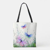 Papillons Sac fourre-tout volant Ressort (Dos)